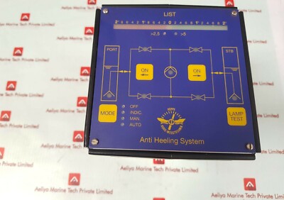 HOPPE MARINE BOARD - Messtechnik Control Panel Anti Heeling System