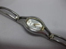 Relic Two Tone Gold Silver ZR33580 250602 Stainless Ladies w/ Fresh Battery