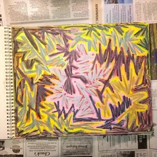 Drawing 11X14" Oil Pastel on Paper