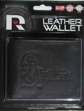 Embossed Leather Billfold Many choices of teams Baseball Black Wallet MLB 