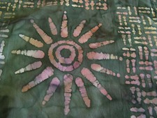 BATIK FABRIC HAND DYED BATIK COTTON 1 YARD PLUS 28"