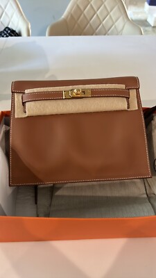 Hermes Kelly Danse II dance Gold gold hardware Shoulder Bags | eBay