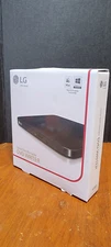 LG Ultra Slim Portable External USB DVD Writer Drive SP80NB80 Open Box Complete