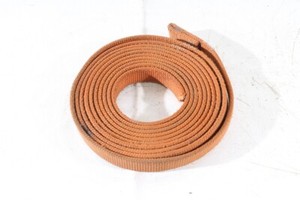 1 X Roll Belt Band Strap Fabric Orange Approx. 10 Meter 25mm, B Strength 5mm