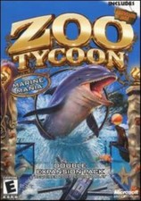 Zoo Tycoon 1 Marine Mania  Dinosaur Dig PC CD shark dolphin T-Rex game add-on 