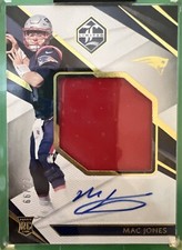 2021 Panini Limited Mac Jones Rookie Patch Auto RPA Gold /99 Encased!