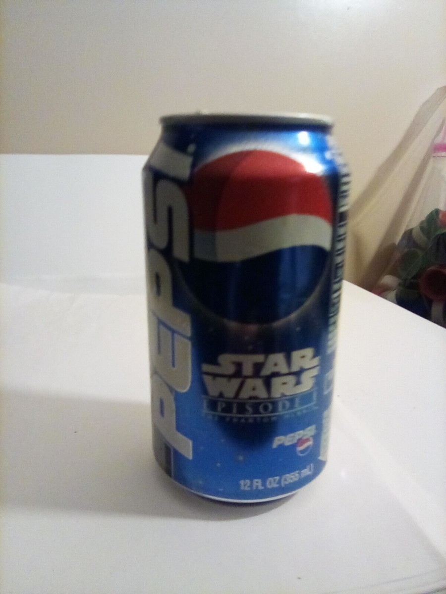 2000 PEPSI STAR WARS EPISODE 1 R2-D2 COLLECTOR'S CAN #7 FREE