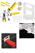 Tile Levelling Spacer System Tool Clips 2mm & Wedges Flooring Lippage Plier 601p