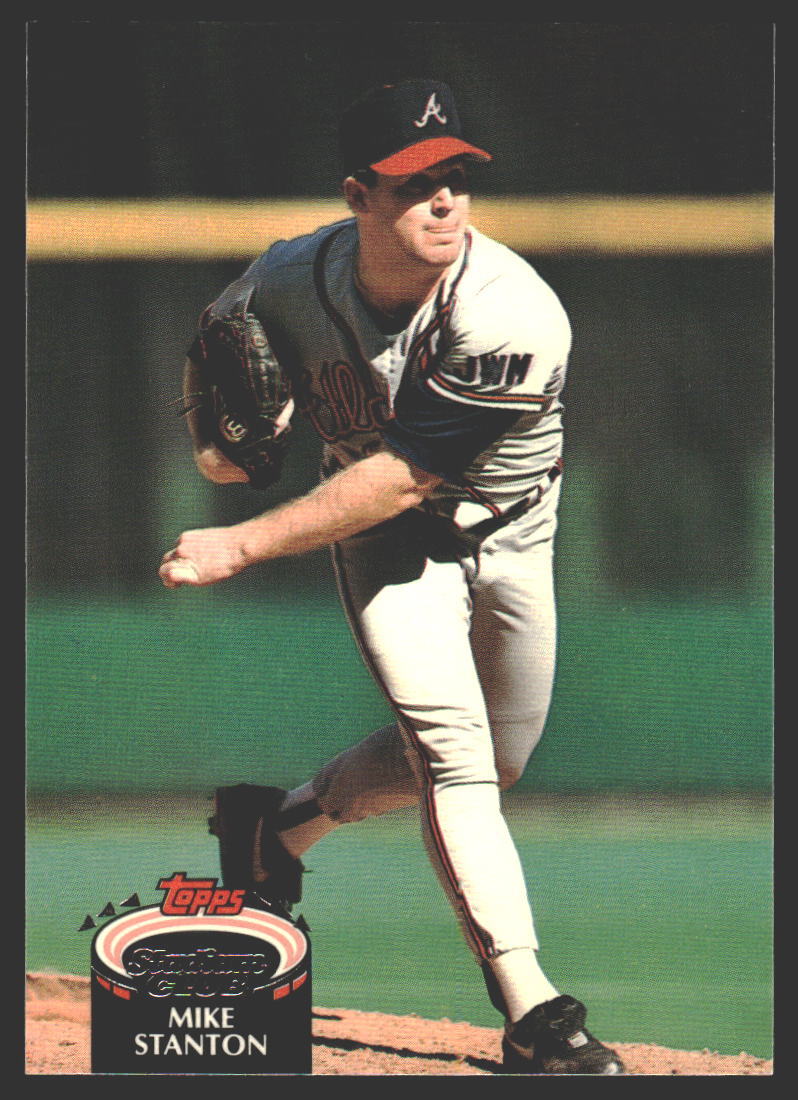 Mike Stanton #344b 1992 Stadium Club Atlanta Braves