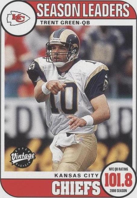 2001 Upper Deck Vintage Trent Green #195 - 1 of 2