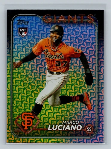 Marco Luciano 2024 Topps Series 1 #232 Easter Holiday Foil Rookie SF Giants RC