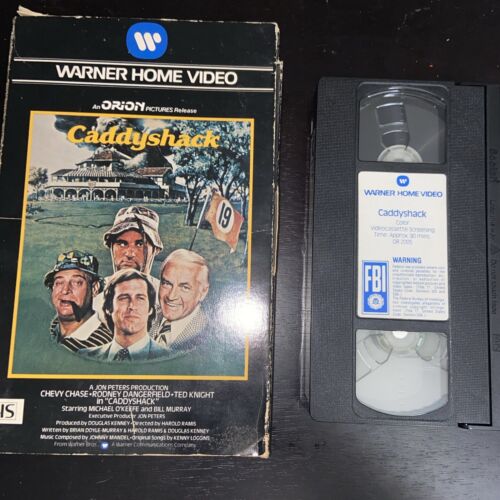 Caddyshack VHS Rare OG Warner Home Video Gatefold Big Box