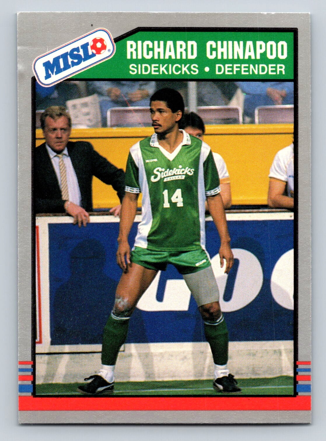 Richard Chinapoo 1989-90 Pacific MISL #22 Dallas Sidekicks