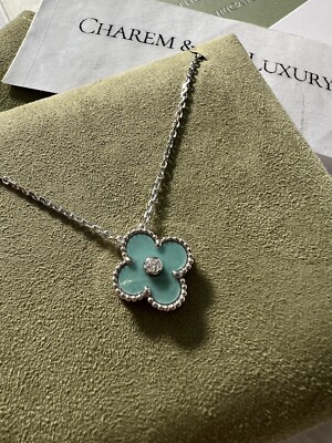 NEW Van cleef arpels VCA 2022 Holiday 18K White Gold Diamond