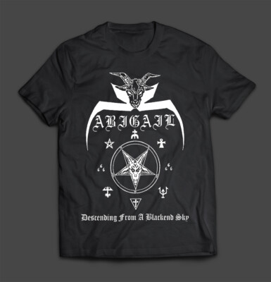 ABIGAIL   Descending from a Blackend Sky T-SHIRT