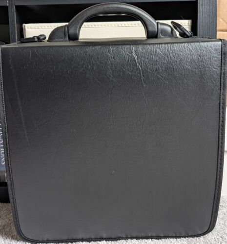424 Disc CD DVD PU Leather Organizer Carrying Case Wallet Album Media