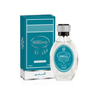 Parfümiertes antibakterielles Händedesinfektionsmittel 100ml Al Haramain Bergamotte Lavendel Minze