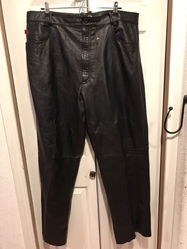 De colección para hombre Nike Air Jordan Pantalones De Cuero Negro Diseñador  Y2K Rara Tamaño 42 X 32 | eBay