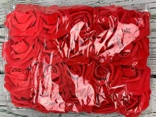 Artificial Roses Flowers Artificial Foam Roses Real Looking Fake Roses Red 20pc