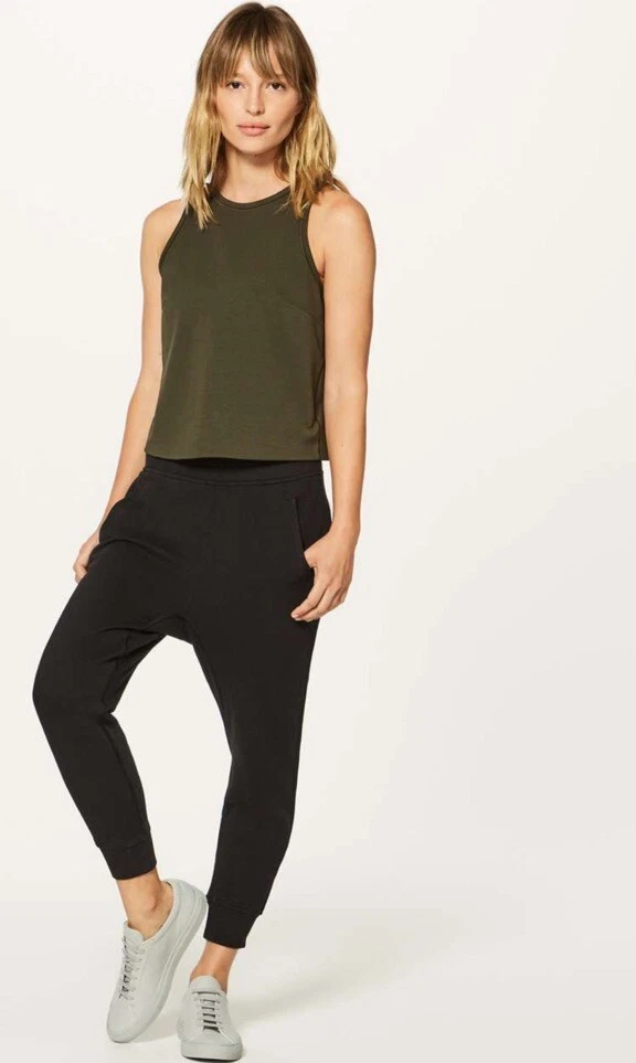 Lululemon Press Pause Drop Crotch Slouchy Jogger Size 4 Black
