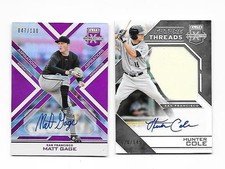 2016 Elite Extra Edition Auto RC Future Threads Jersey Hunter Cole Giants #/149