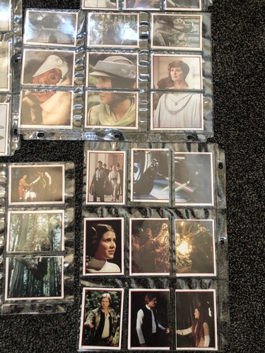 1983 Star Wars Return Of The Jedi Panini 180 Sticker Complete Set W/ Album MINT - Picture 17 of 17