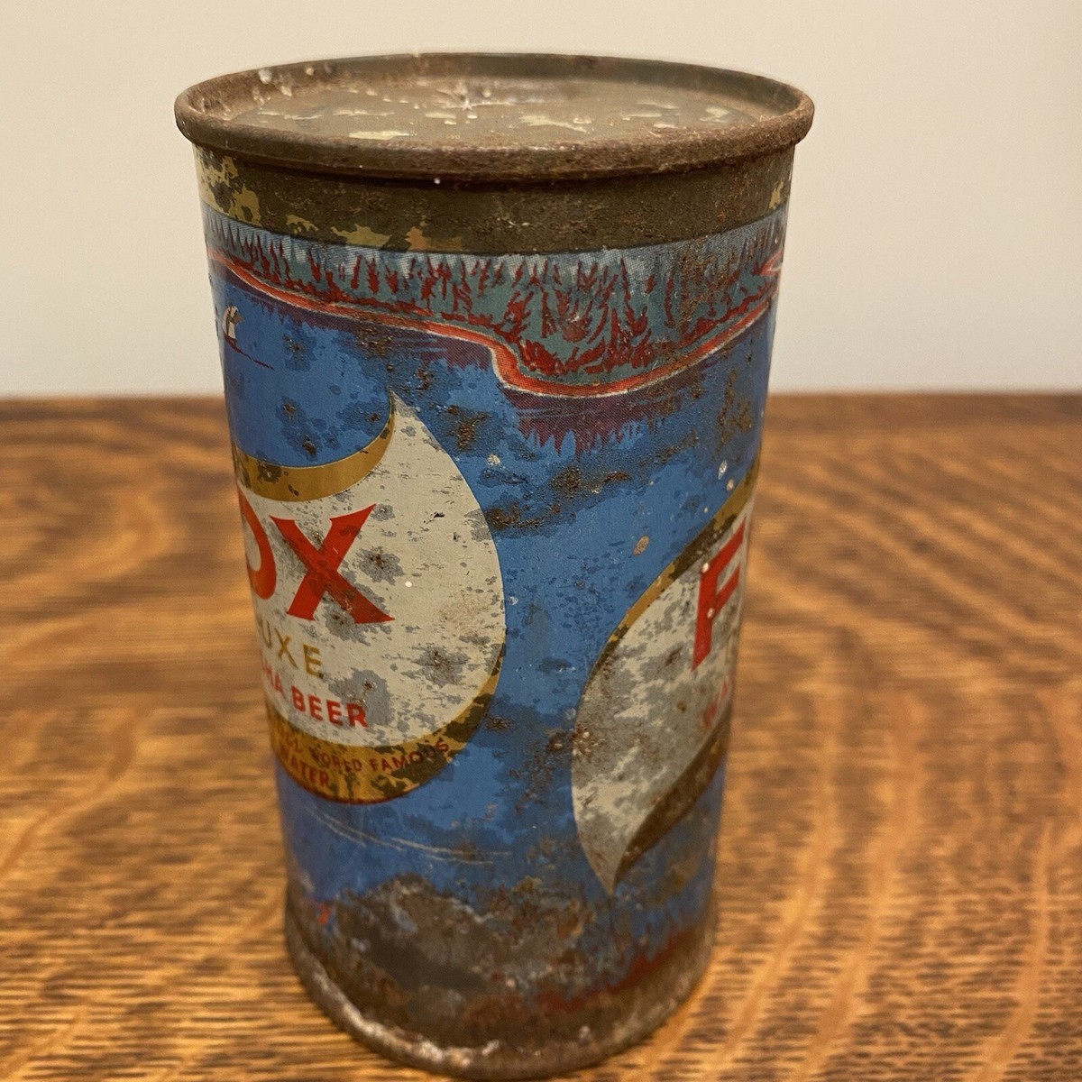 Fox Deluxe Waukesha Flat Top Beer Can | eBay