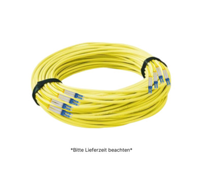 CONBIC  50m LC LC OS2 Singlemode 8 Faser Universalkabel vorkonfektioniert gelb