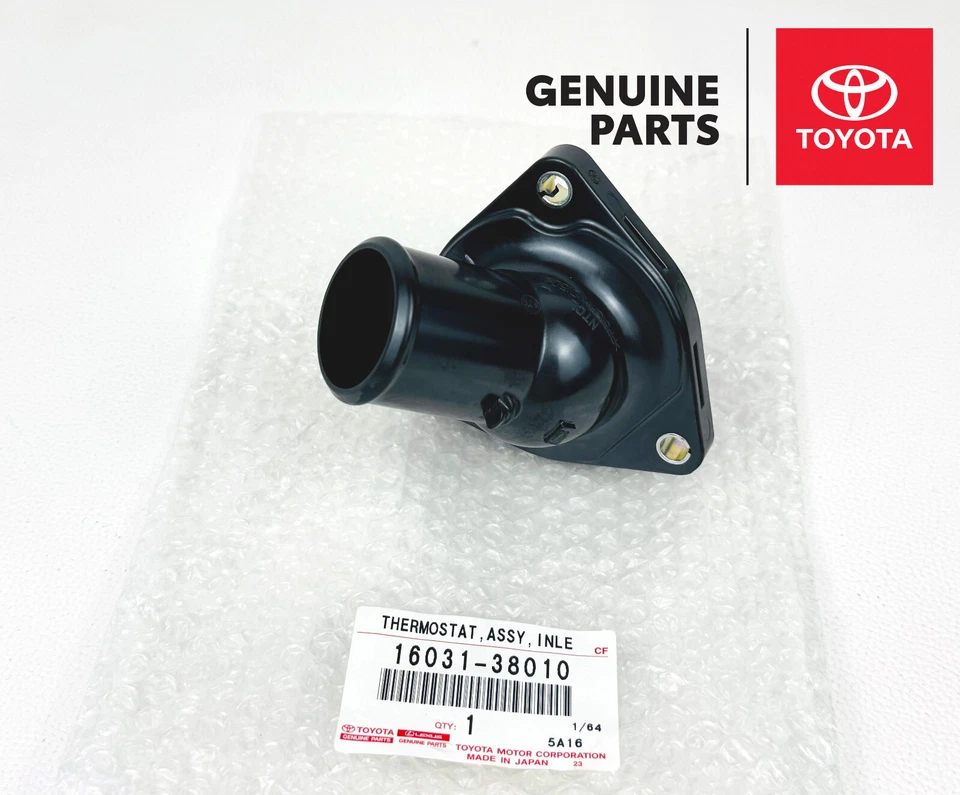 Oem Toyota Tundra Sequoia Land Cruiser Water Inlet with Thermostat 16031-38010 - Изображение 4 из 4