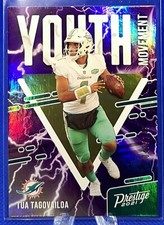 2021 Prestige Tua Tagovailoa Youth Movement Purple Parallel /149 #YM-18 Dolphins