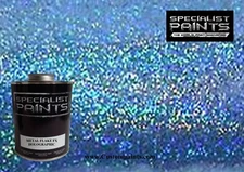 Quart of BLUE HOLOGRAPHIC Metal Flake FX Large - .015 Hex, Automotive Custom