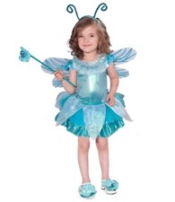 Cute Girls Costume WITH Wings  Wand Dragonfly , Size S/P 4-6 , BRAND NEW