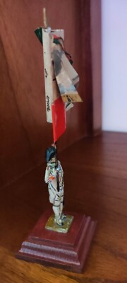 Soldat Plomb 54mm – Porte-Drapeau Régiment De Beaujolais – Gaston Auger / Lucotte CBG