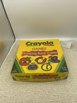 Crayola Drawing Race Game 2-8 Players Age 3 & Up Complete
