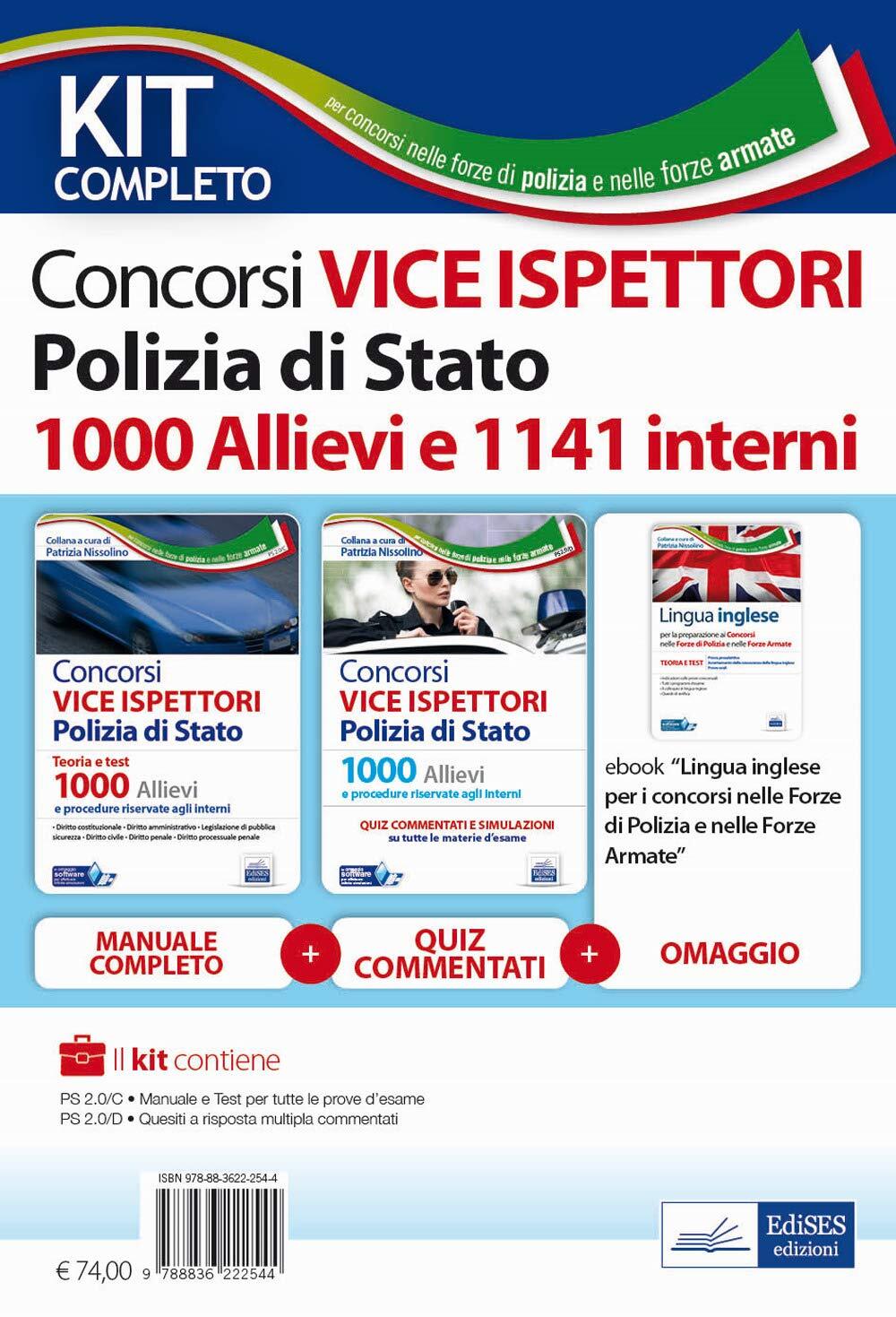 9788836222544 Kit concorsi Vice Ispettori Polizia di Stato. Manu...i. Con e-book