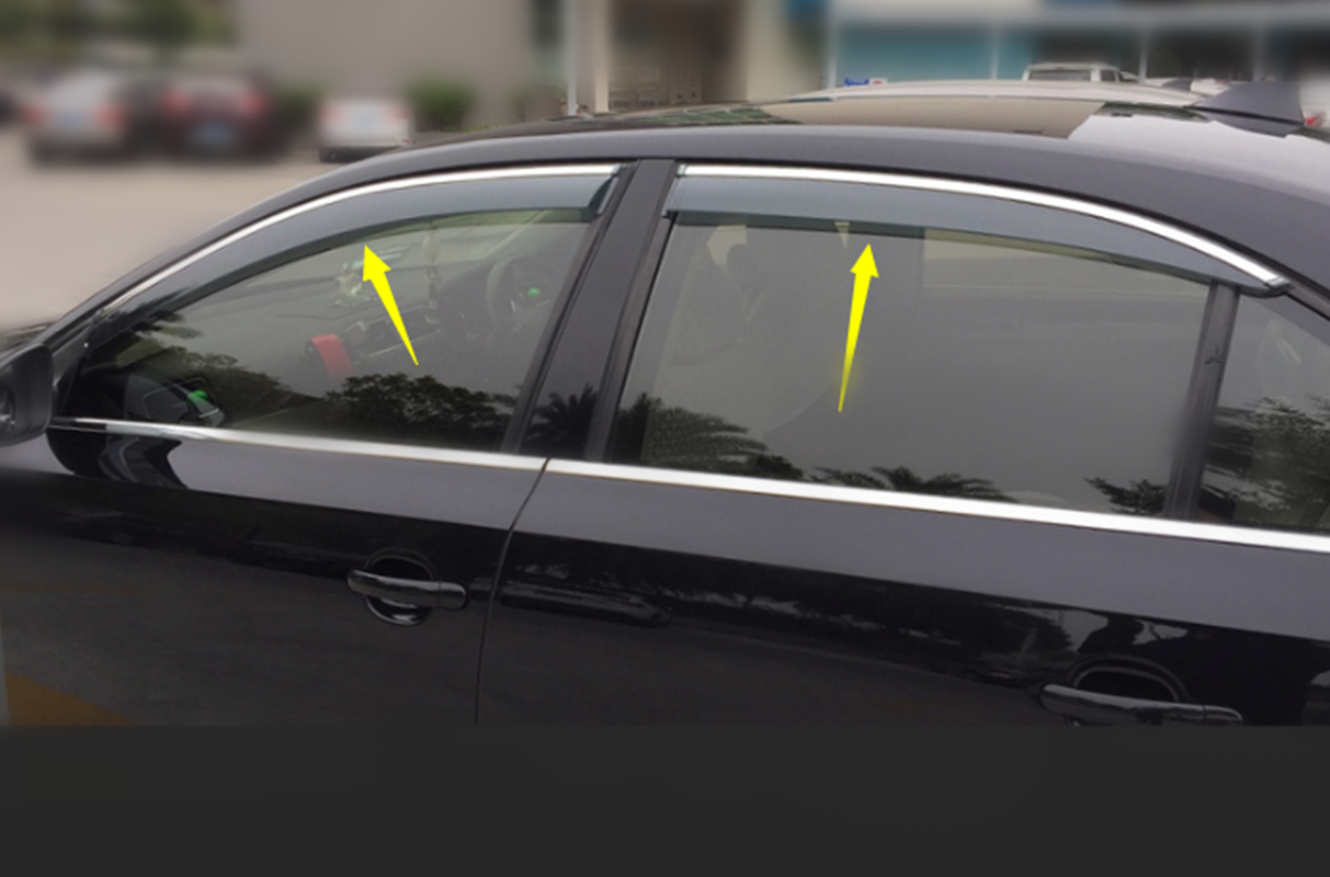 ABS Car Door Sun Guard Vent Shade Window Rain Visor For Infiniti QX60 20162020 eBay