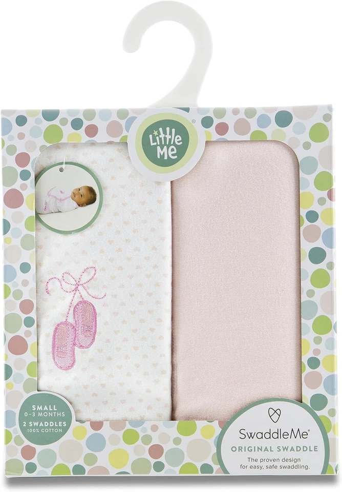 Bailarina Little Me Original Swaddle 2-PK Prima (SM) Foto 3 de 3