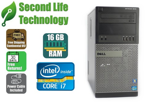 Dell Optiplex 9010/7010 MT i7-3770 3,4 GHz 16 GB RAM SIN DISCO DURO SIN SISTEMA OPERATIVO - Imagen 1 de 11