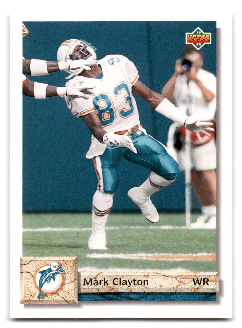 Mark Clayton 1992 Upper Deck #159 Miami Dolphins FOOTBALL