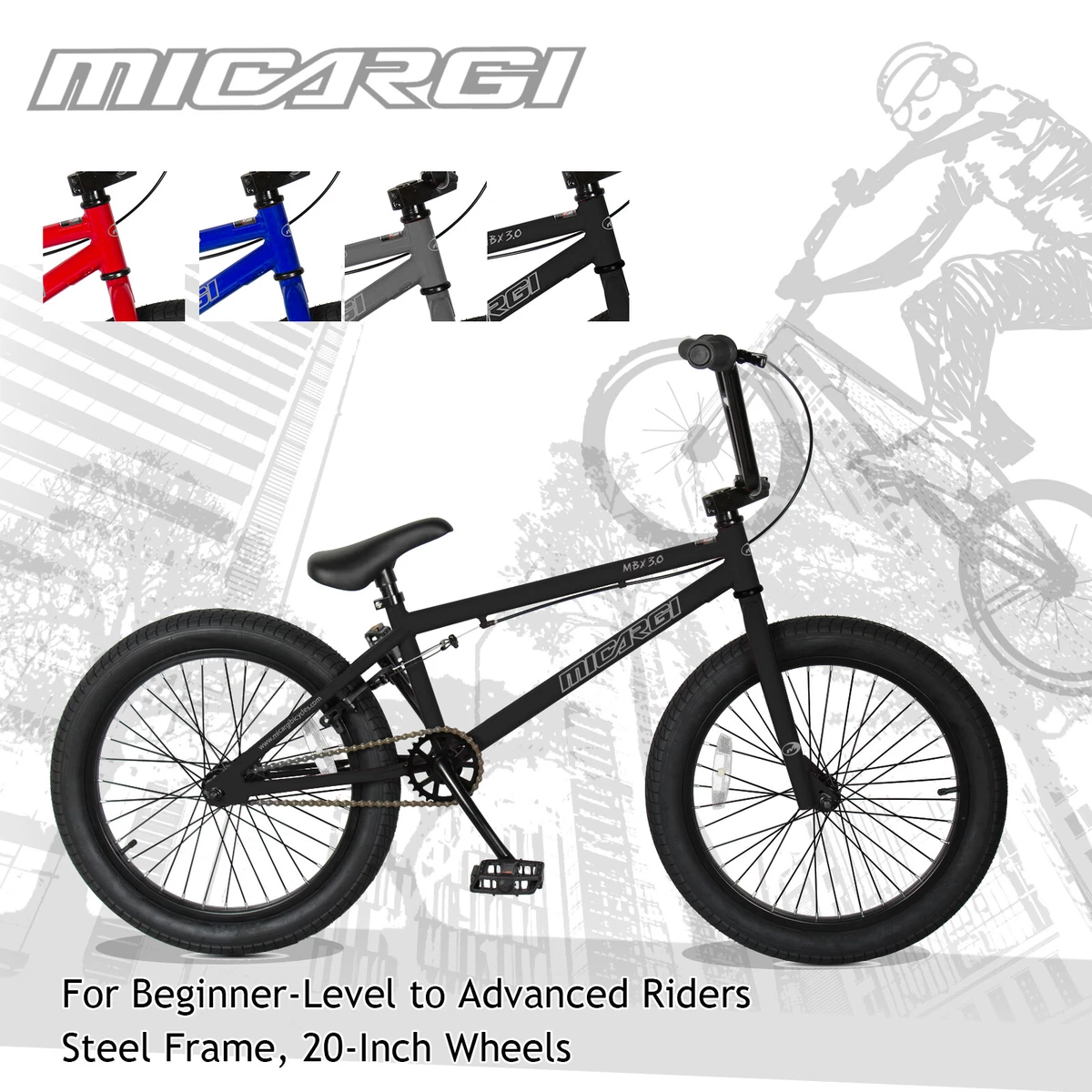 BMX Bike Black 20 In Bikes for sale | eBay