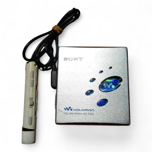 Lecteur Sony MiniDisc MZ-E520 Walkman - Bleu - Occasion (lecteur Seul)