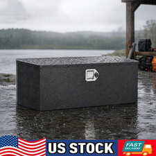 36 Aluminum Trailer Tongue Tool Box Pickup Truck Trunk Bed Storage Black Wlock 36 Aluminum Trailer Tongue Tool Box Pickup Truck Trunk Bed Storage Black Wlock