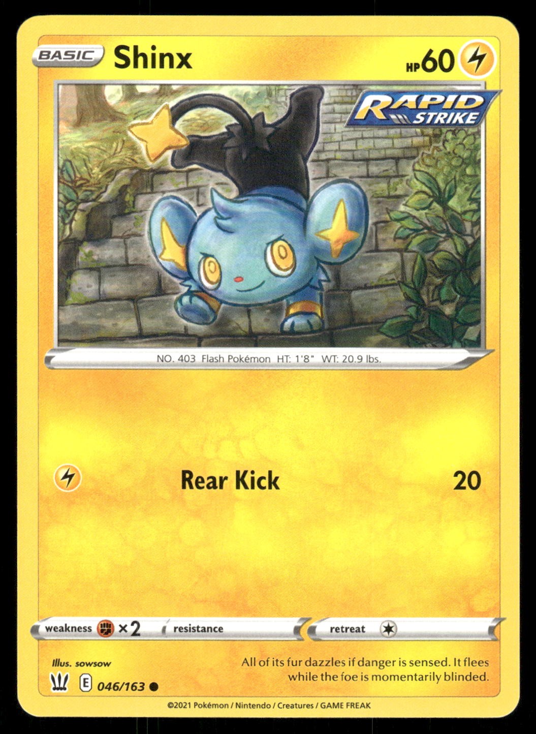 SWSH05: Battle Styles #046/163 Shinx