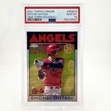 2021 Topps Chrome - 1986 Topps Baseball Shohei Ohtani #86BC-9 GEM MT 10