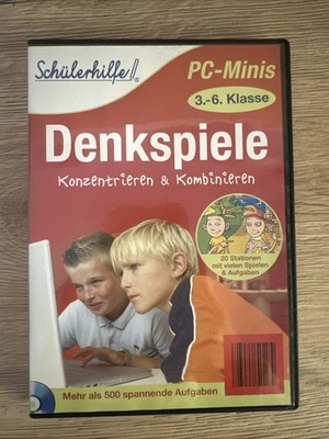 Schülerhilfe - Denkspiele - 3.-6. Klasse - CD-ROM - Lernsoftware