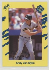 1990 Classic Update Yellow Travel Edition Andy Van Slyke #T30 g4j