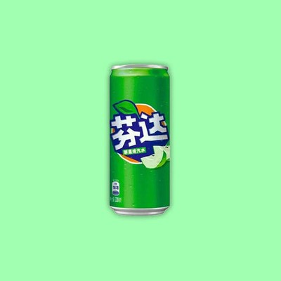 Fanta Green Apple 330ml (China) Exotic Snacks