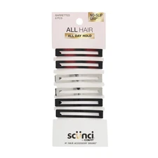 No-Slip Grip Stay Tight Barrettes - Hair Barrettes for Women - All Day Hold