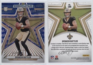 2024 Panini Rookies & Stars Rookies True Blue /149 Spencer Rattler #189 RC