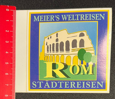 Meier's world travel Rome city breaks-decal sticker/010617145